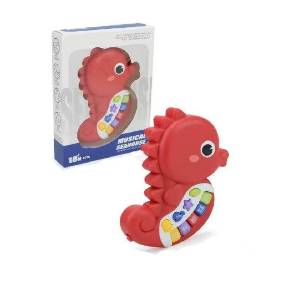 Baby Music Seahorse Toys Toddler Electronic Learning Sensory Toy Musical Piano
