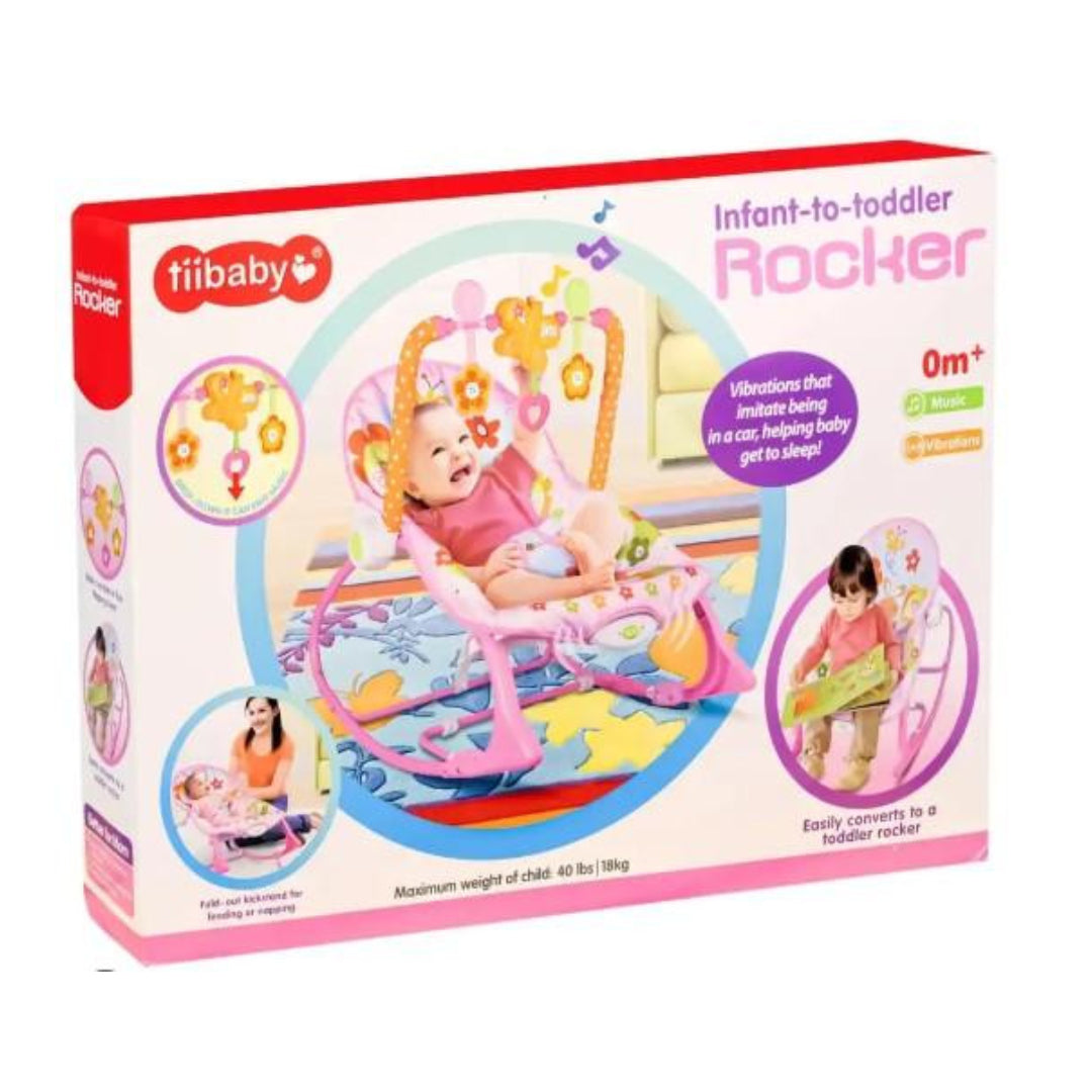 Baby mate Jungle Friend Rocker (Pink)