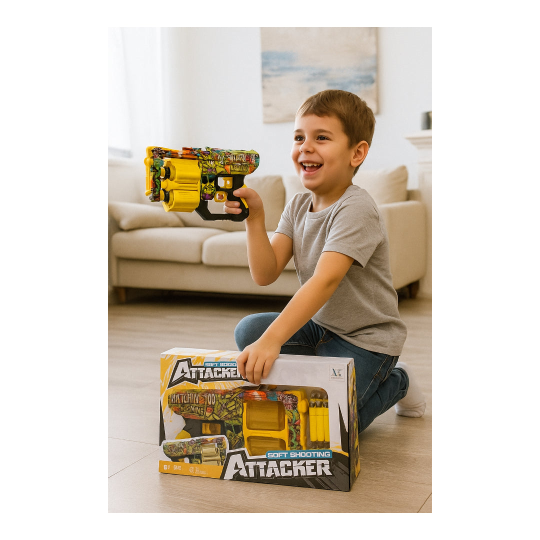 Graffiti Themed Soft Bullet Blaster Gun