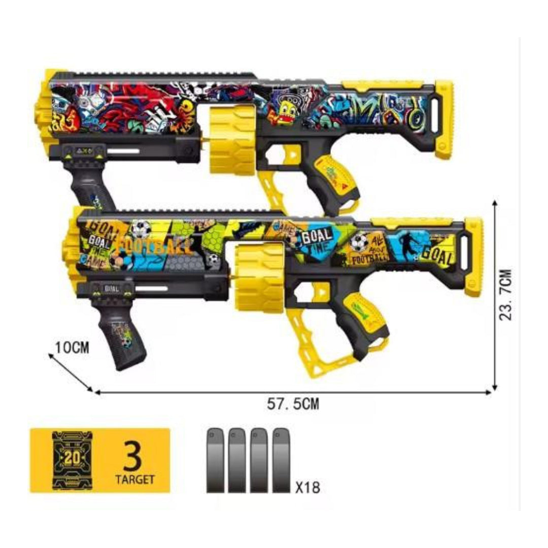 Soft Shooting Attacker Toy Gun Playset