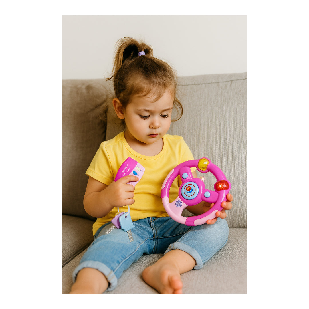 Kaichi Intelligent Traffic Combination Toy Set – Pink