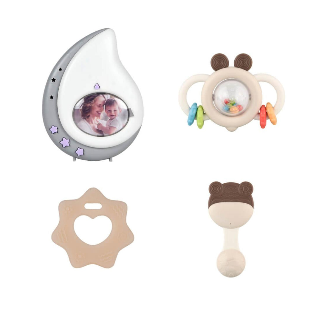 Teardrop-Shaped Night Light or Lullaby Projector