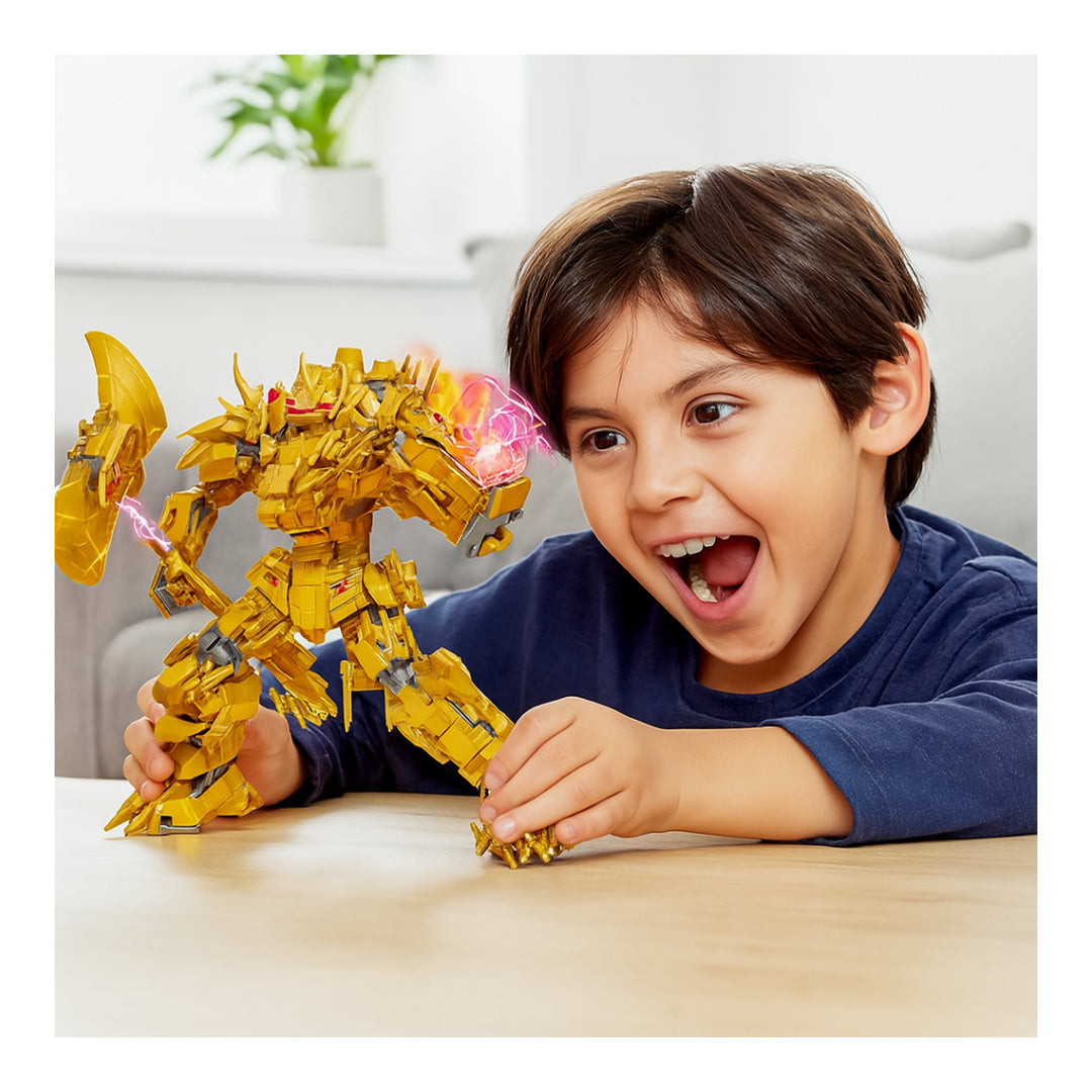 Transformation Mythological Beast Transformation Mecha Robot Boy