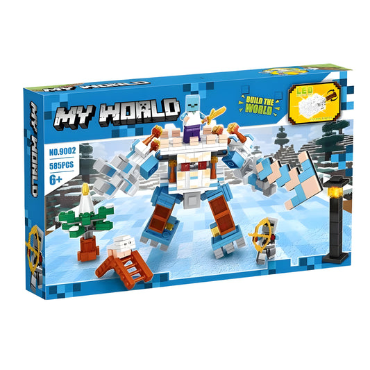 My World Ice Golem & Monster Mob Building Set