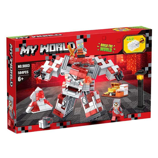 My World Robot Warrior Building Set – 584 PCS
