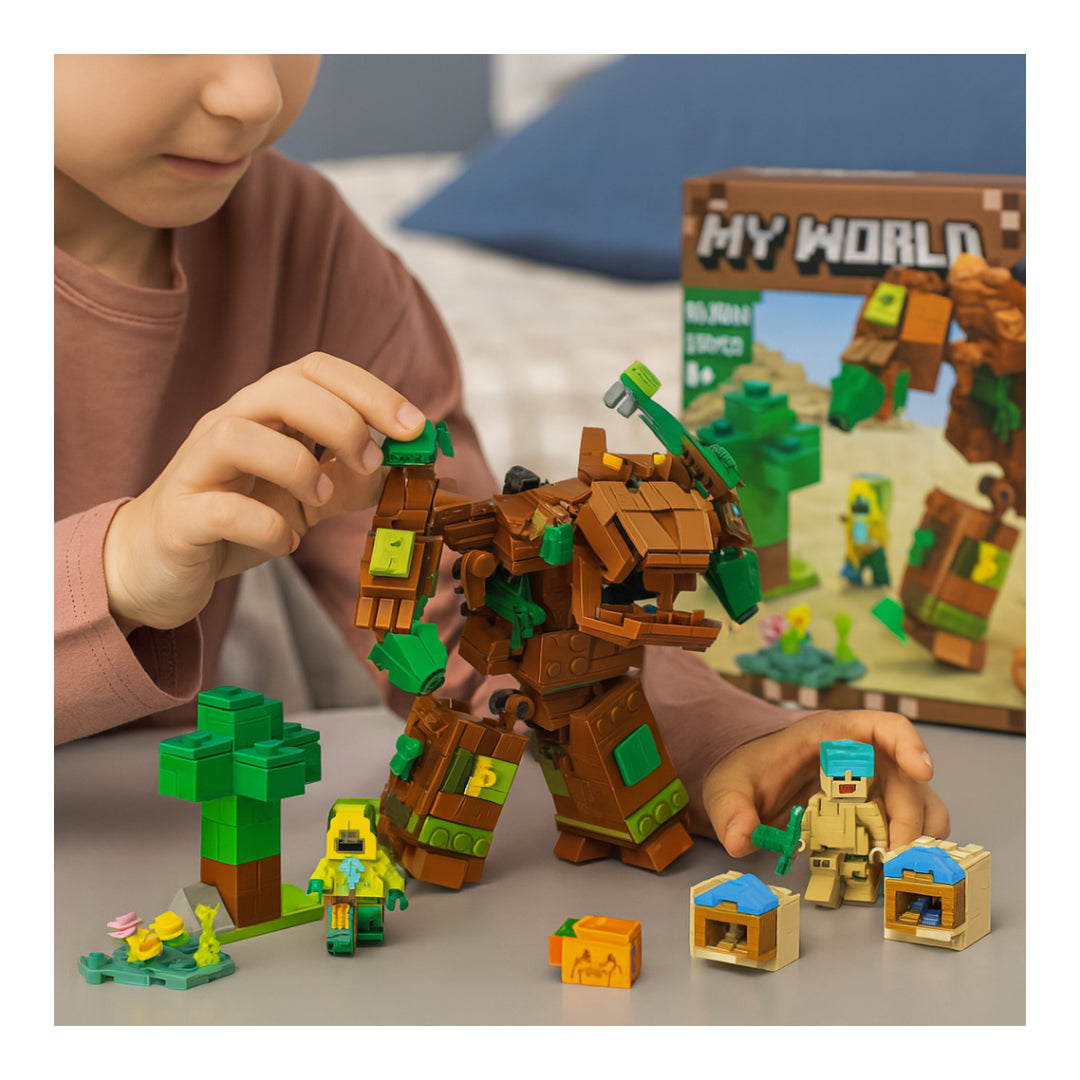 MY WORLD – Tree Giant Mech Building Set
