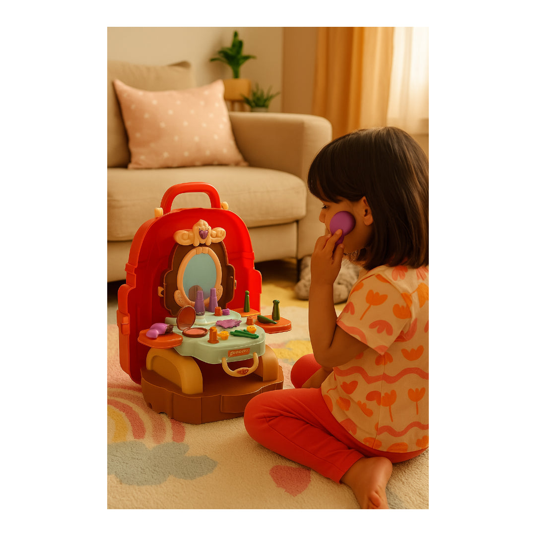 3-in-1 School Bag - Beauty House Set (25 PCS)