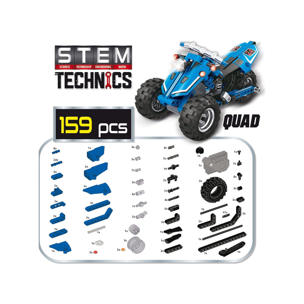 Lisciani STEM Technics Build And Play Quad