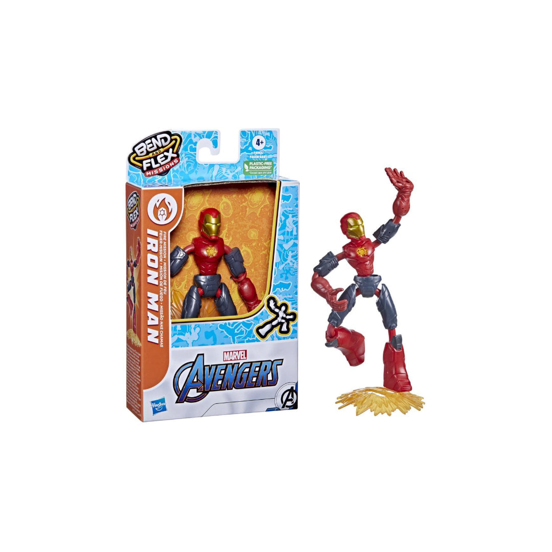 Avengers Bend and Flex Iron Man Fire Mission