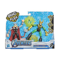 Avengers Bend and Flex Thor vs Loki Action Figures