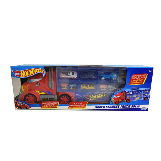 Hot Wheels Transporter 40 cm Includes 3 Original Cars