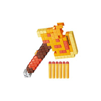 Nerf Minecraft Firebrand Dart Blasting Axe