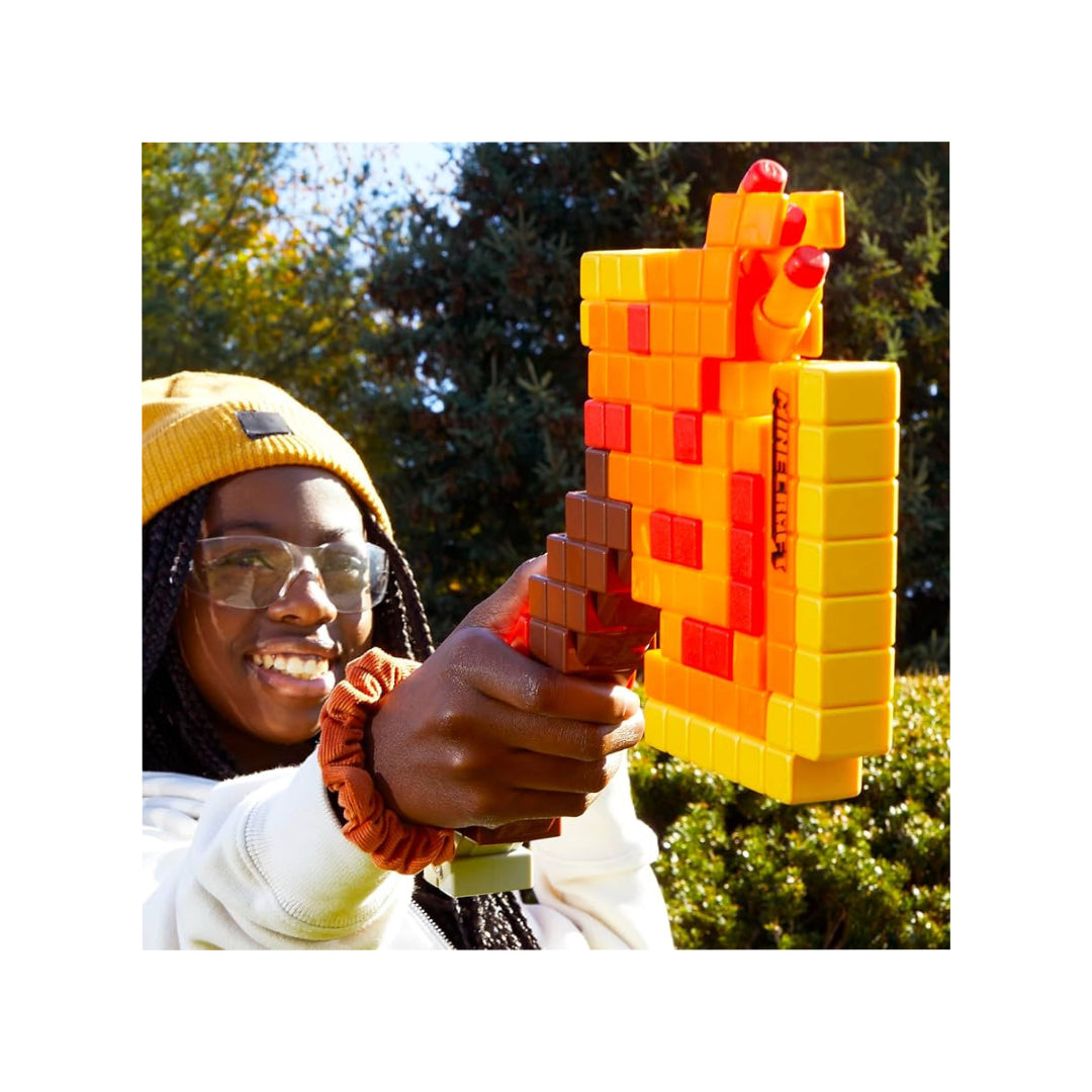 Nerf Minecraft Firebrand Dart Blasting Axe