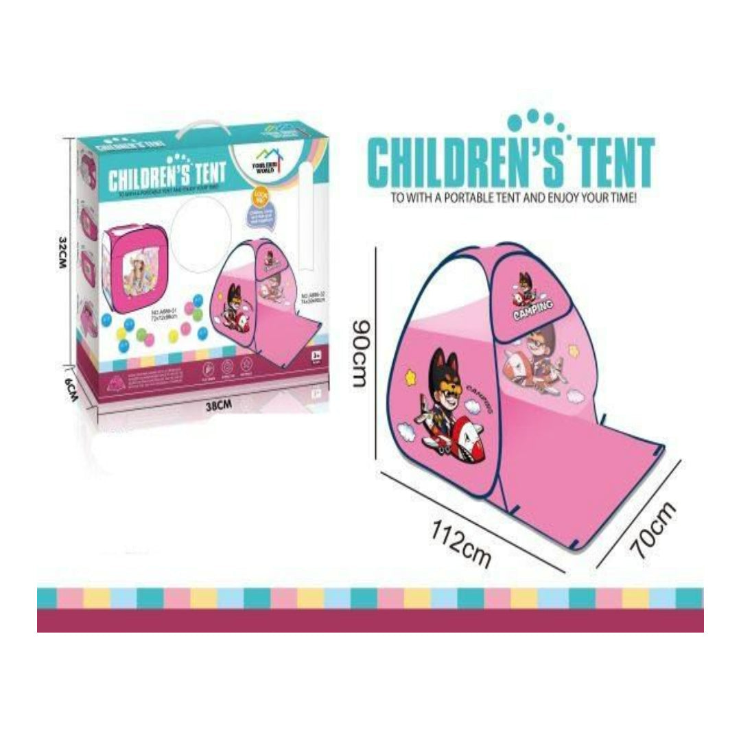 Children’s Play Tent – Princess Theme with Colorful Balls