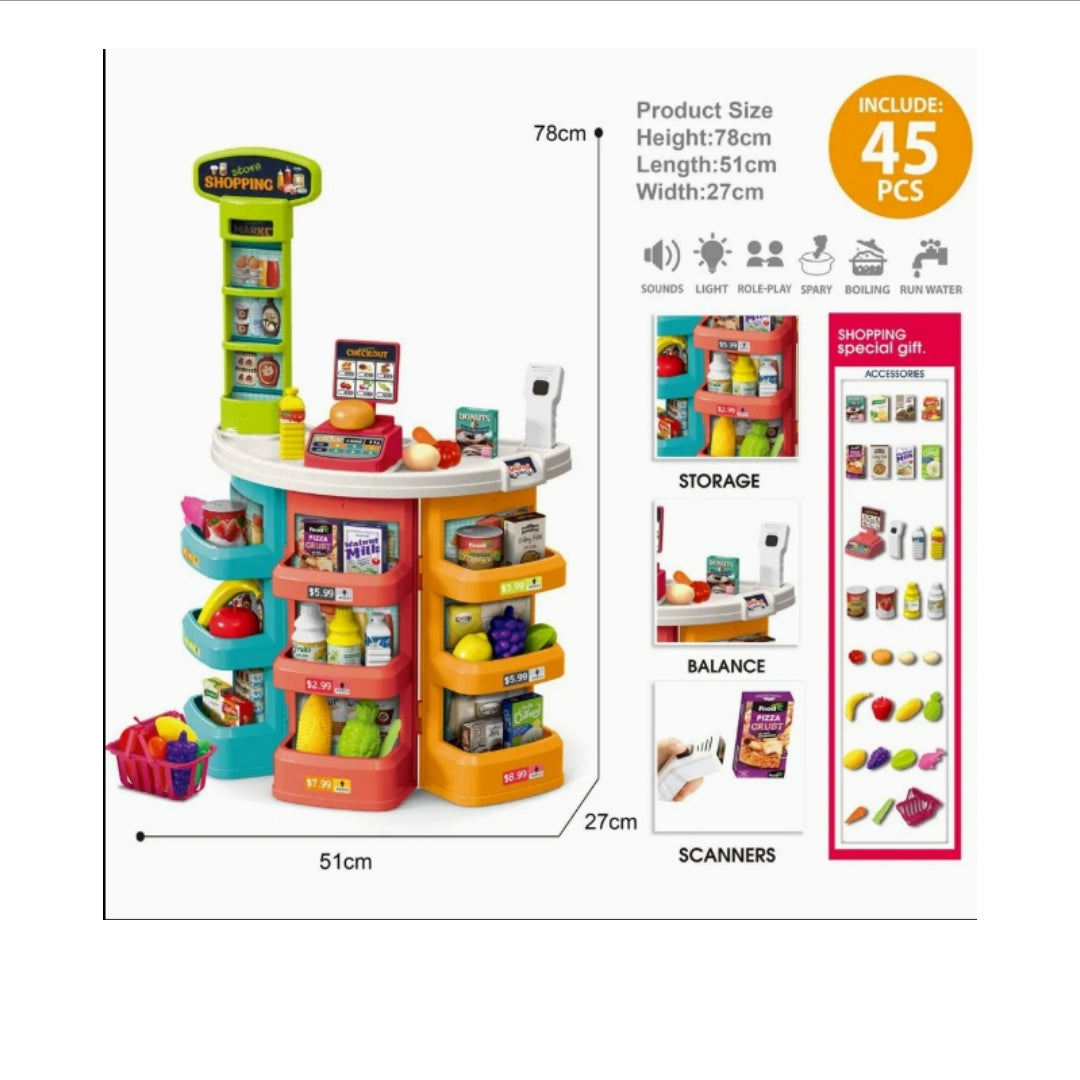 Supermarket Round Table Playset