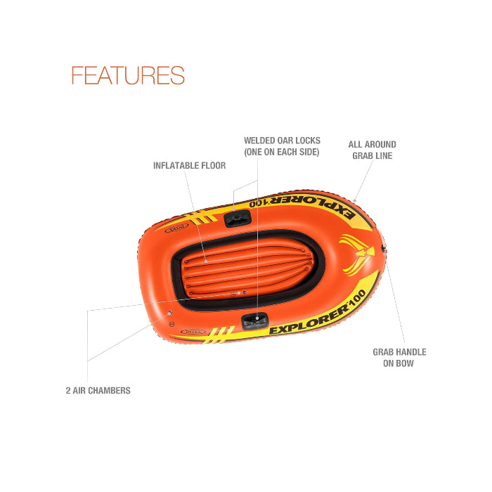 Intex Explorer 100 قارب قابل للنفخ