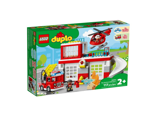 LEGO Fire Station & Helicopter