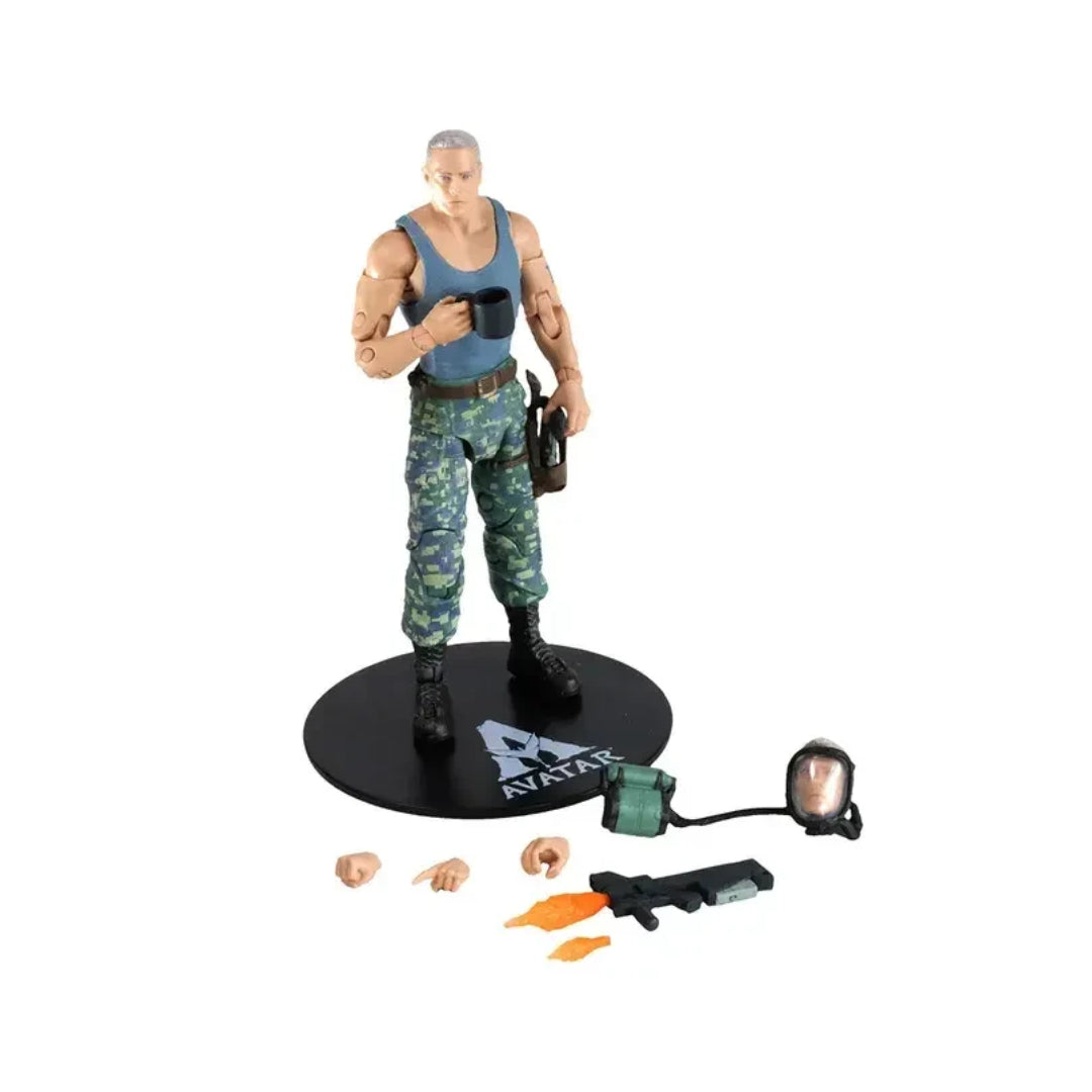 Disney Avatar - Col. Miles Quaritch Action Figure WV1 7 Inch