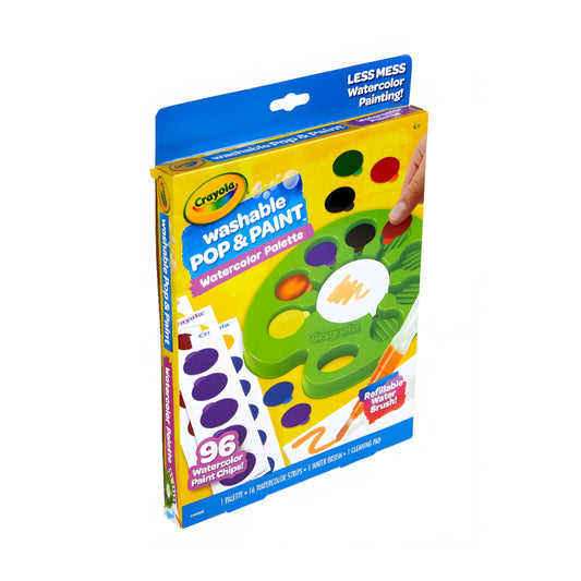 CRAYOLA Washable POP & Paint Palette