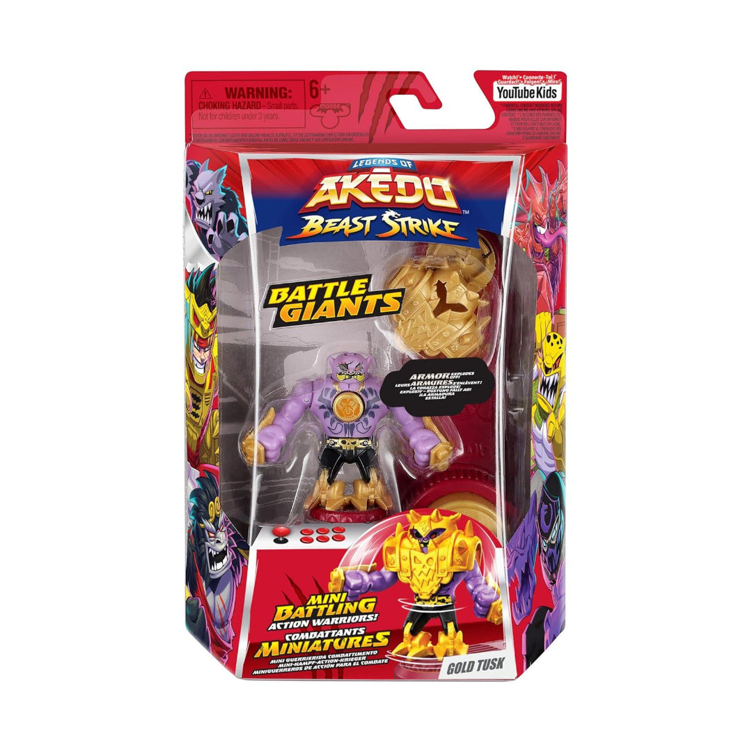 Legends of Akedo Beast Strike Battling Giant Gold Tusk