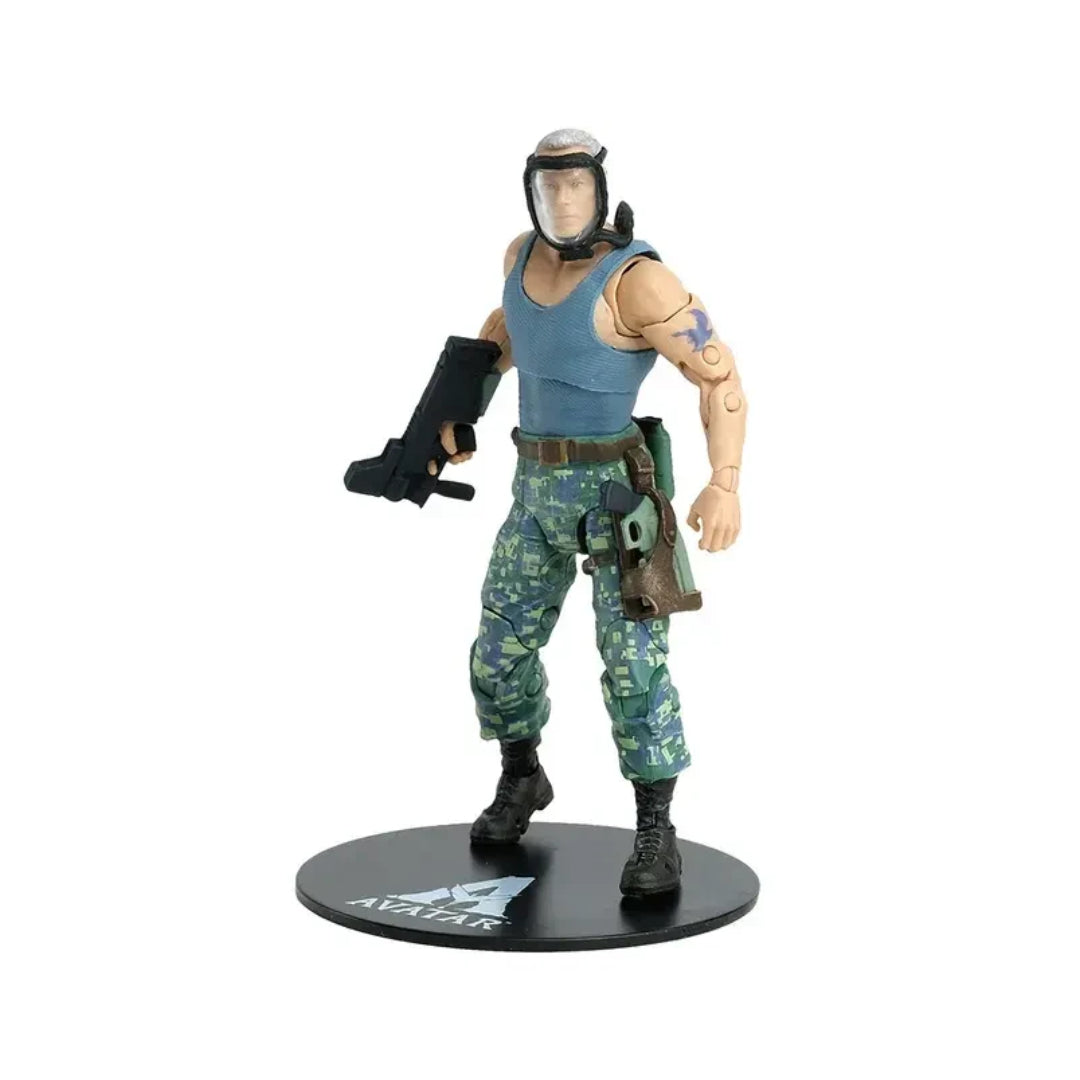 Disney Avatar - Col. Miles Quaritch Action Figure WV1 7 Inch
