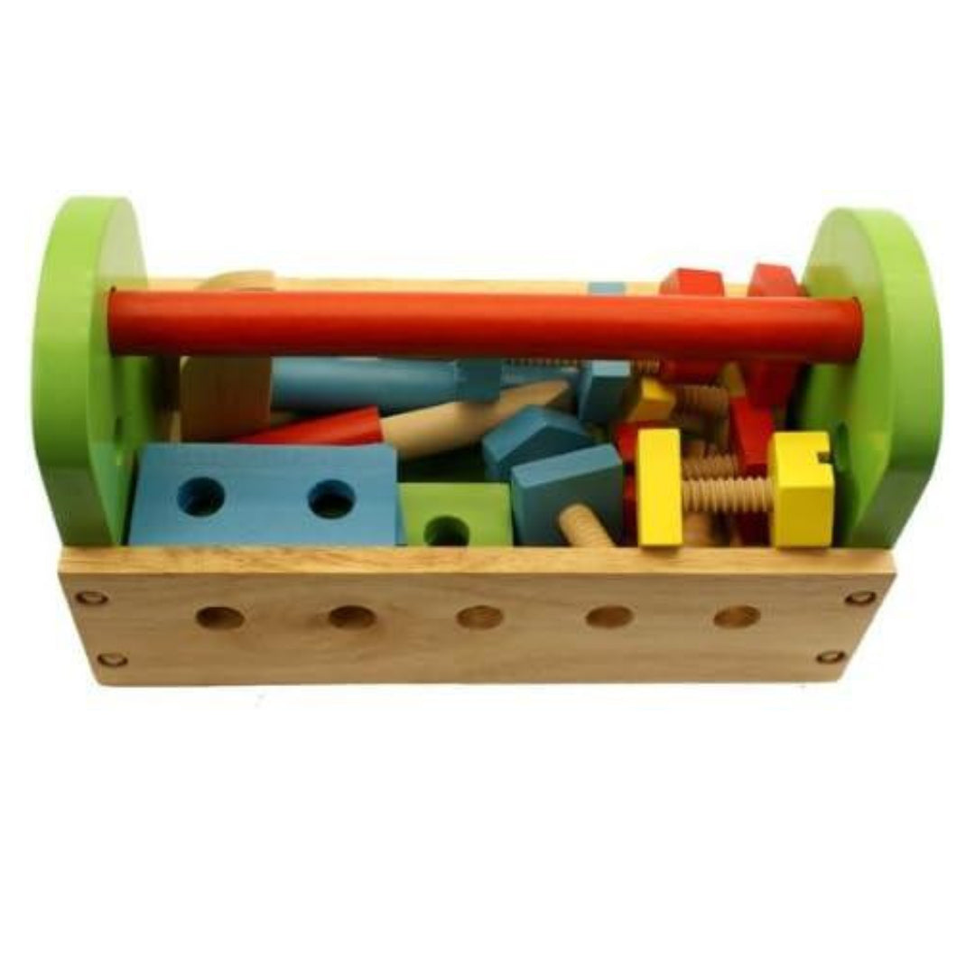 Viga Toys - مجموعة أدوات Wooden 24 قطعة