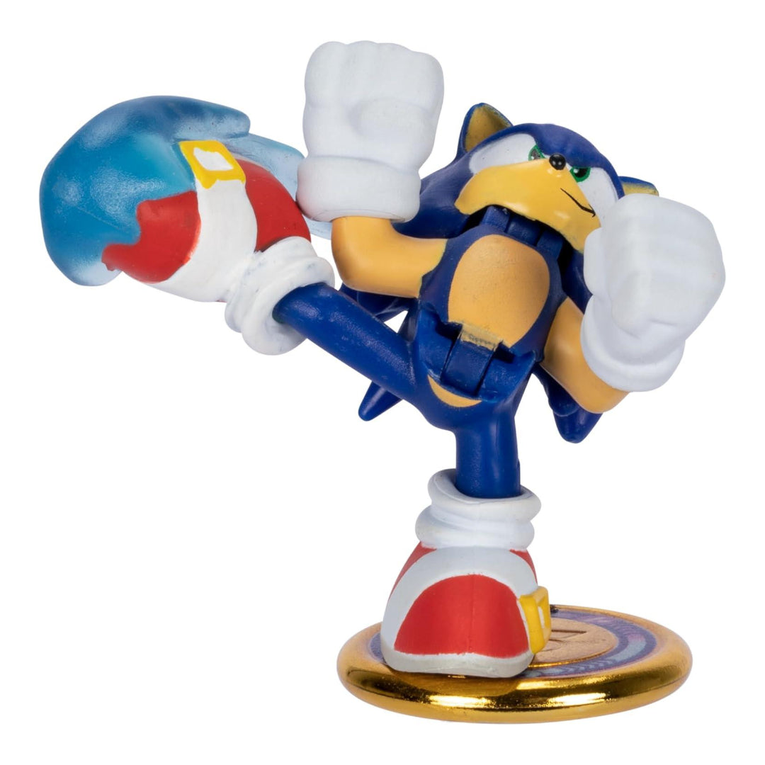 Akedo Sonic القنفذ مقابل العبوة مع Sonic