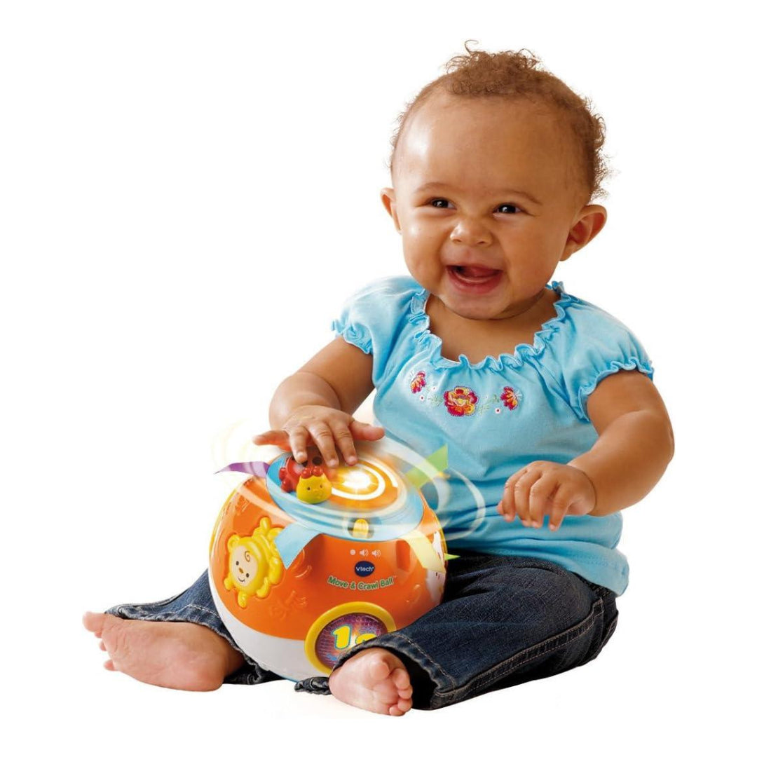 V-Tech Crawl And Learn Bright Lights Ball Bilingual