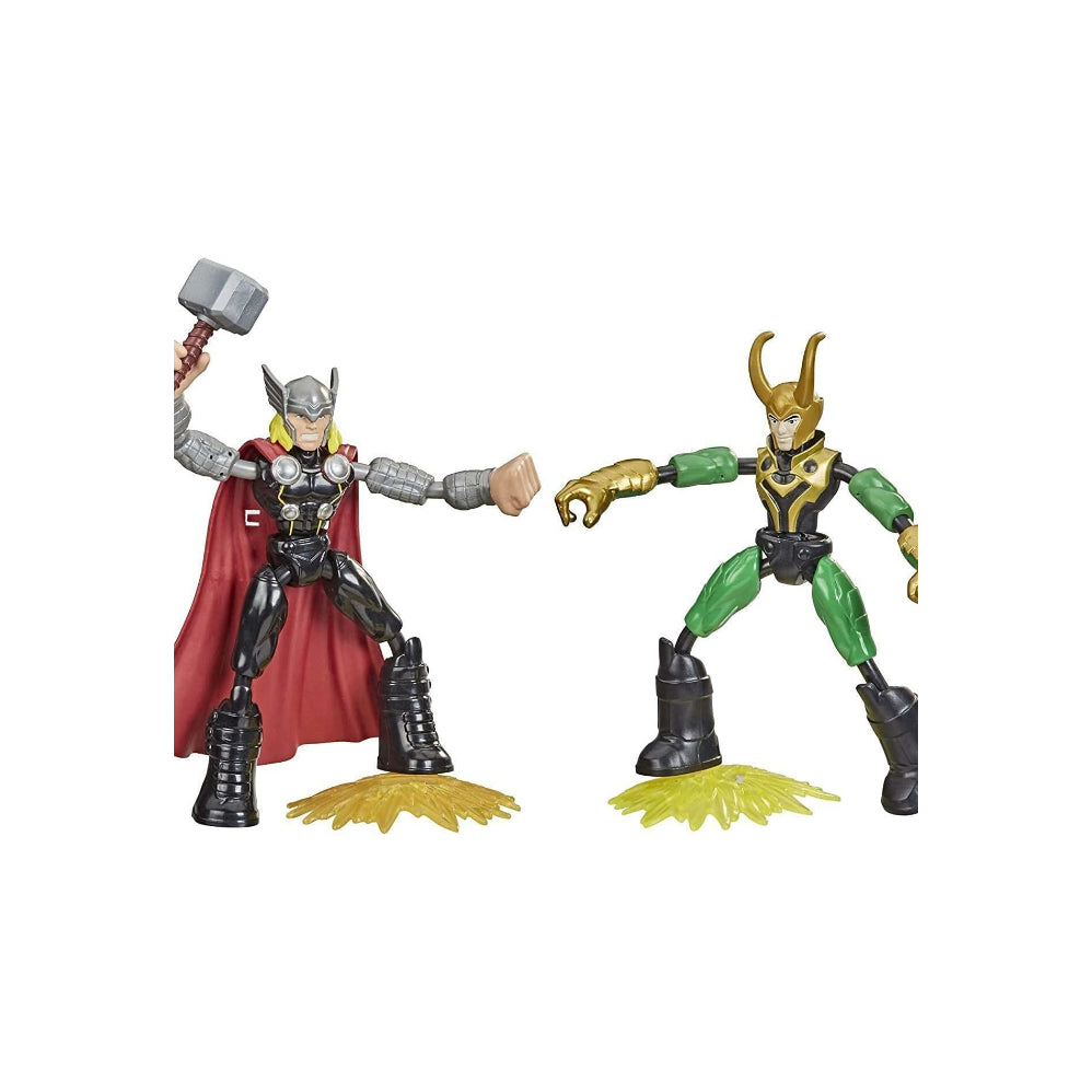 Avengers Bend and Flex Thor vs Loki Action Figures