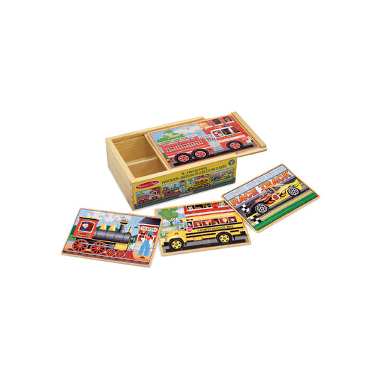 Melissa & Doug Kid Vehicles Chunky Puzzle