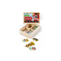 Melissa & Doug Kid Vehicles Chunky Puzzle