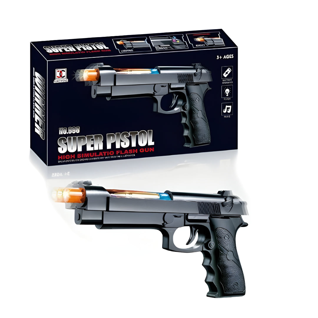 B/O Toy Super Gun  Lights, Sounds & Shaking.