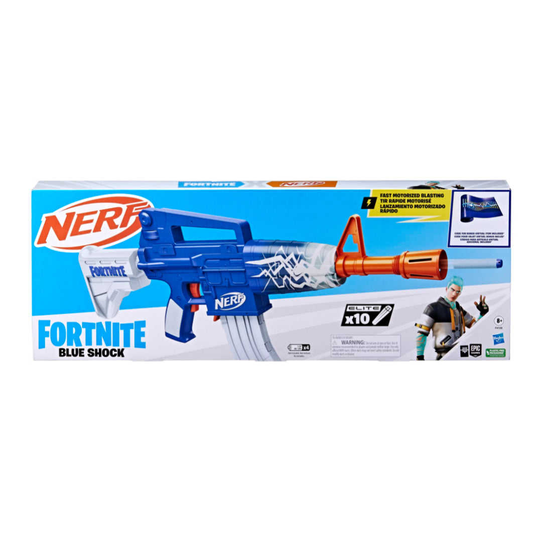 Nerf Fortnite Blue Shock Blaster