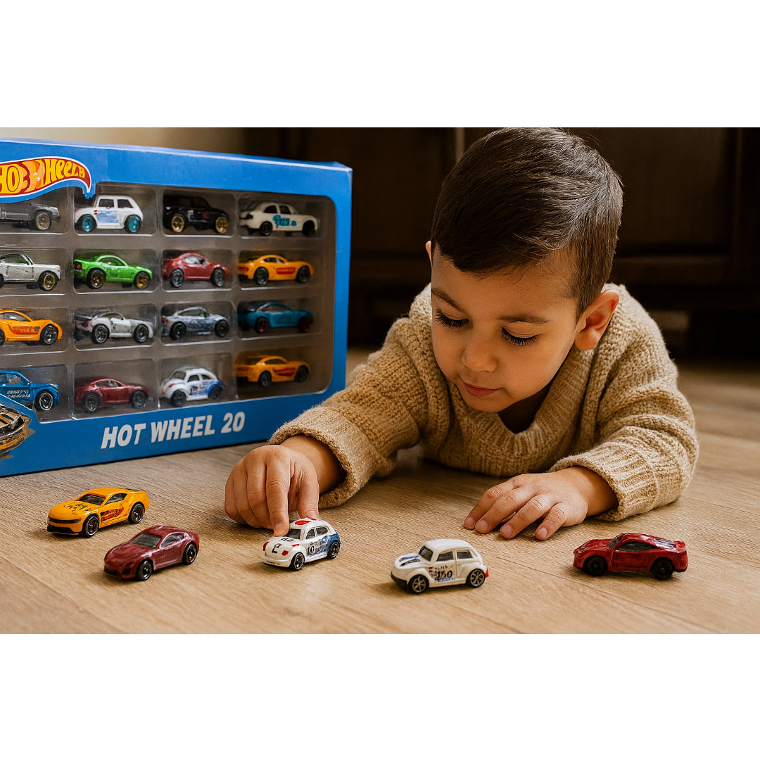 مجموعة Diecast 1:64 Super Cars 20pcs