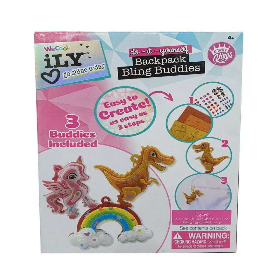 We Cool Activity King DIY Backpack Bling Buddies