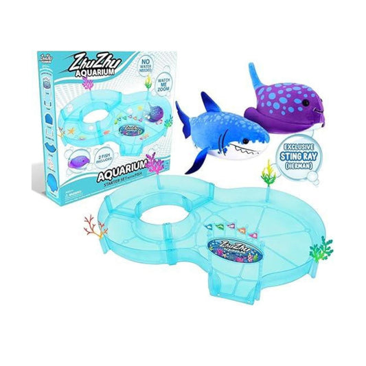 Zhu Zhu - مجموعة Aquarium Starter مع الأسماك
