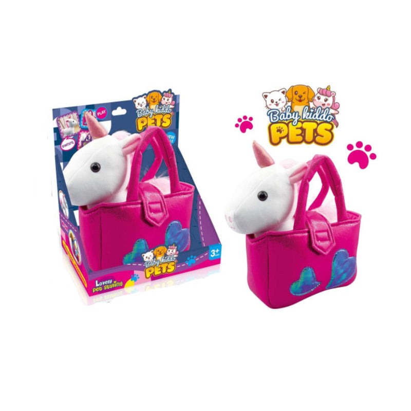 Cute Plush Pet With Bag.