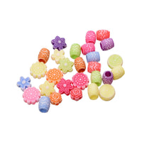 Creative Set of Beads for Making Jewelry DIY Flower Pendants.