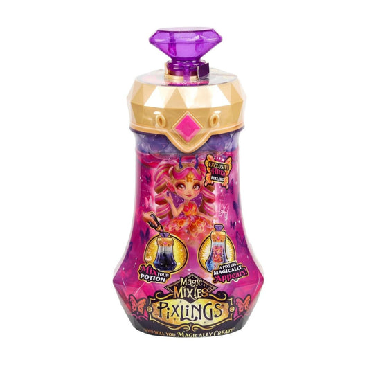 Moose Enterprises -مزيج MAGIC PIXLINGS Butterfly Doll ، Orange