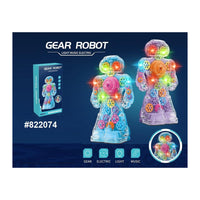 Electric Gear Robot Toy Transparent.