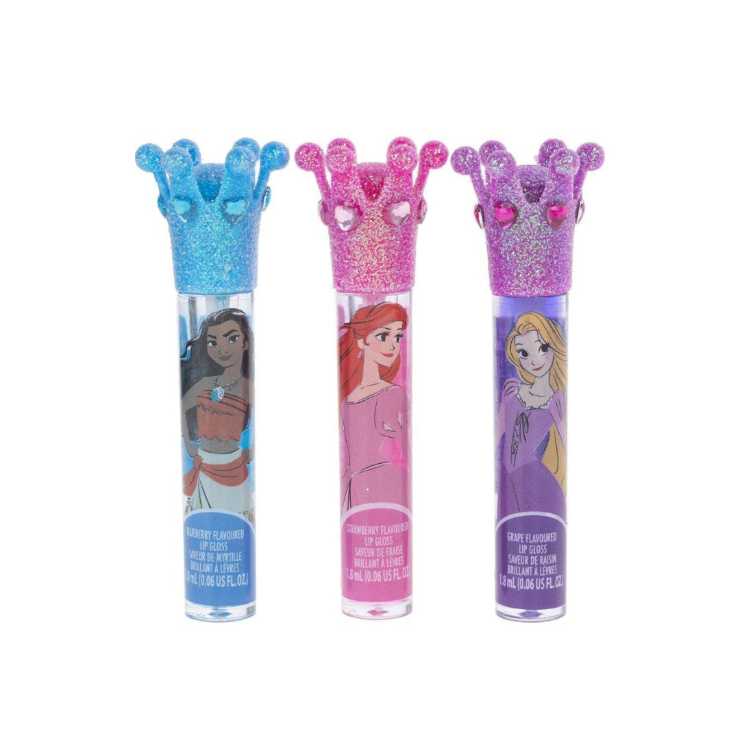 Pinca Trading - Townley Girl Disney Princess 3pc Crown Lip Gloss Plant Based