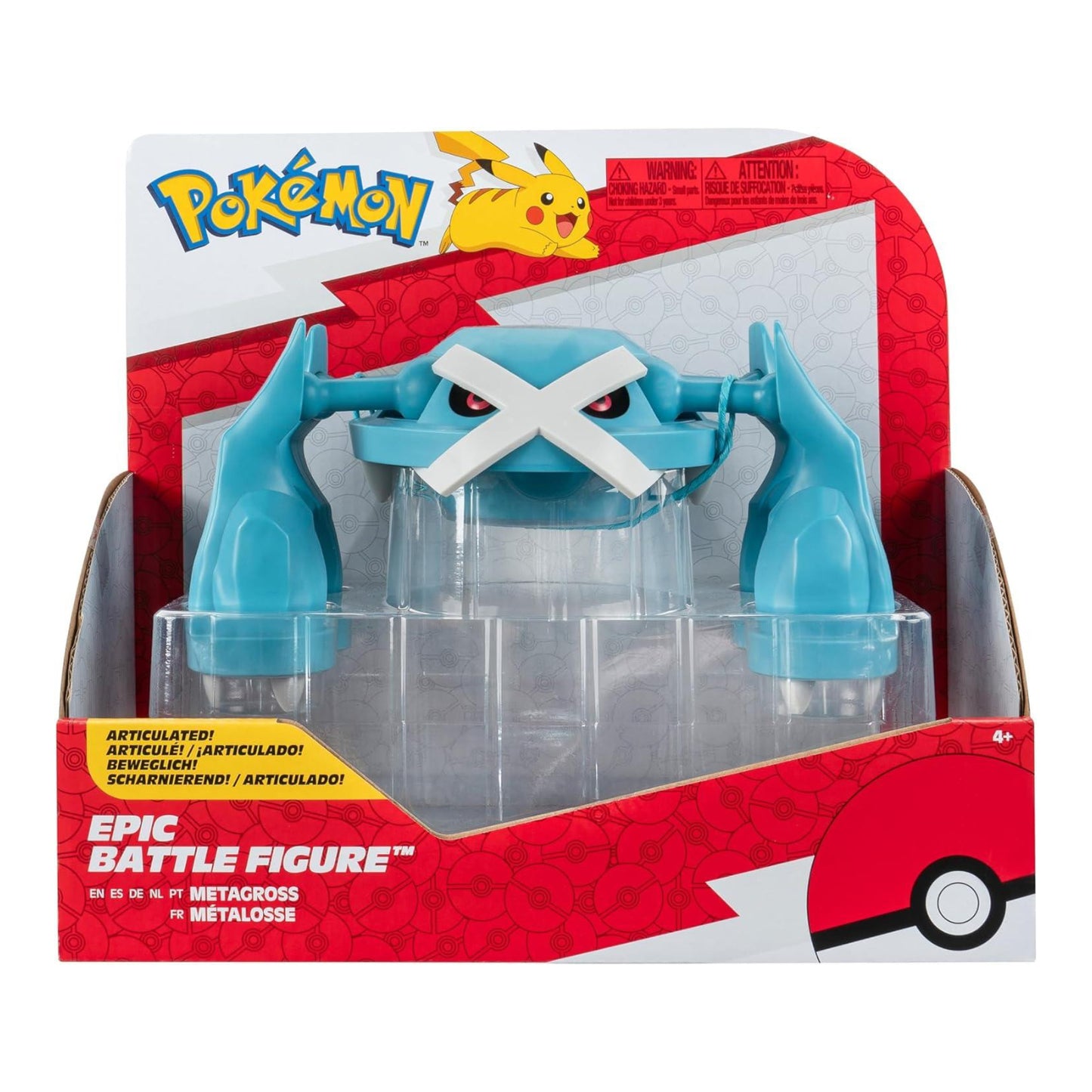 Pokemon Metagross Figure-12-Inch Articulated Epic Battle Figure