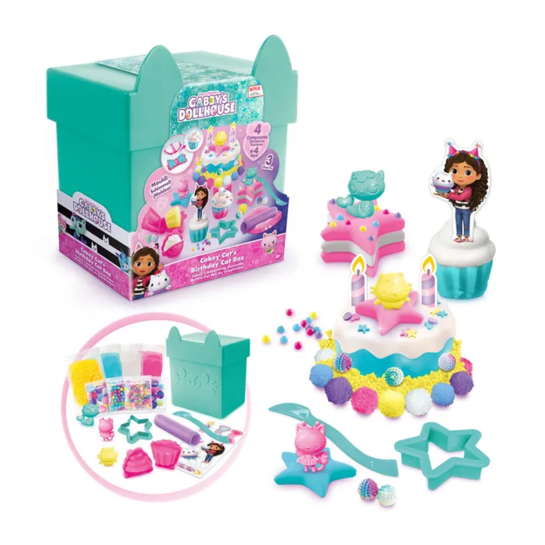 Gabby's Dollhouse - Cakey Cat Birthday Cat Box