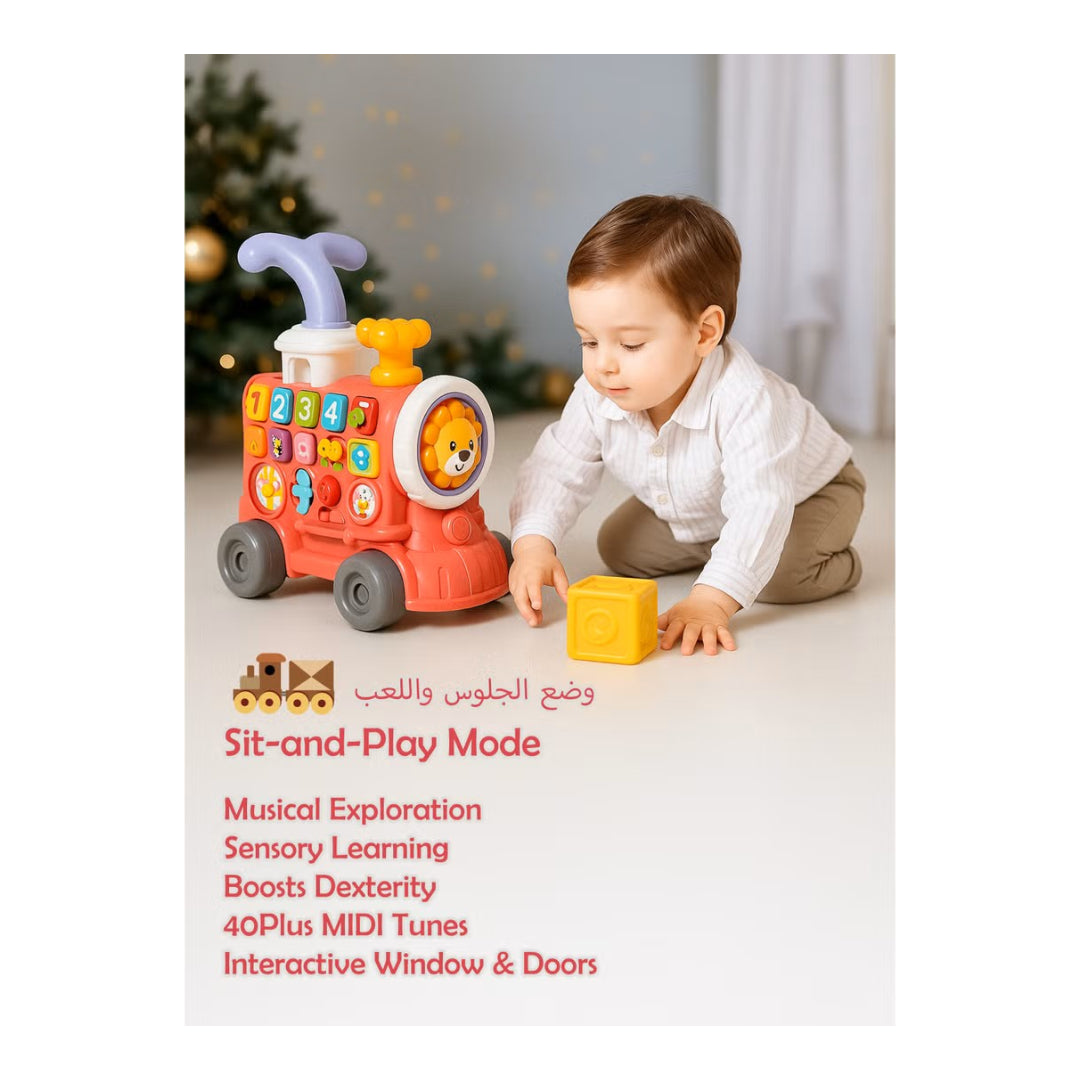 Steam Toddler Train 5-in-1 (Pink)