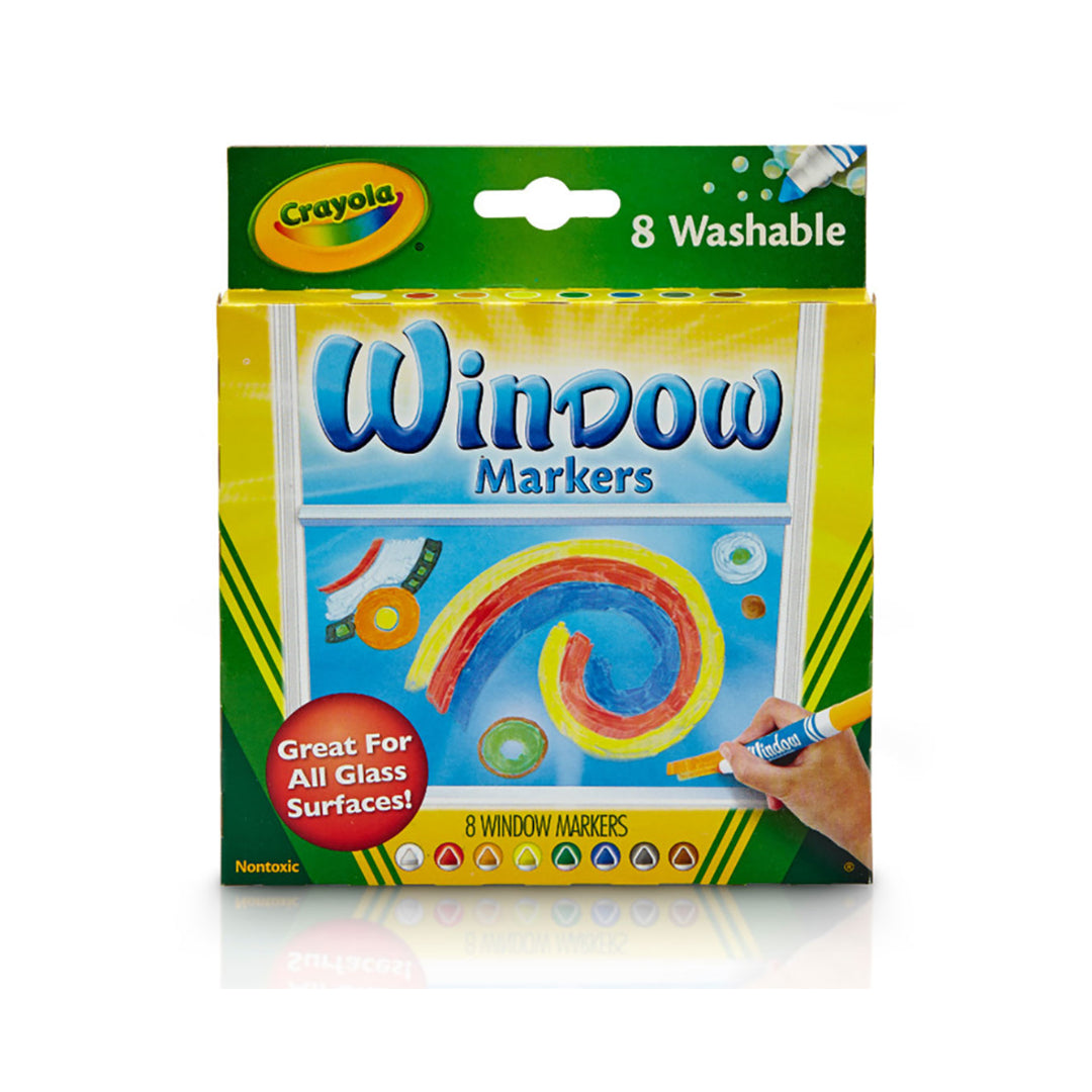 علامات نافذة Crayola قابلة للغسل