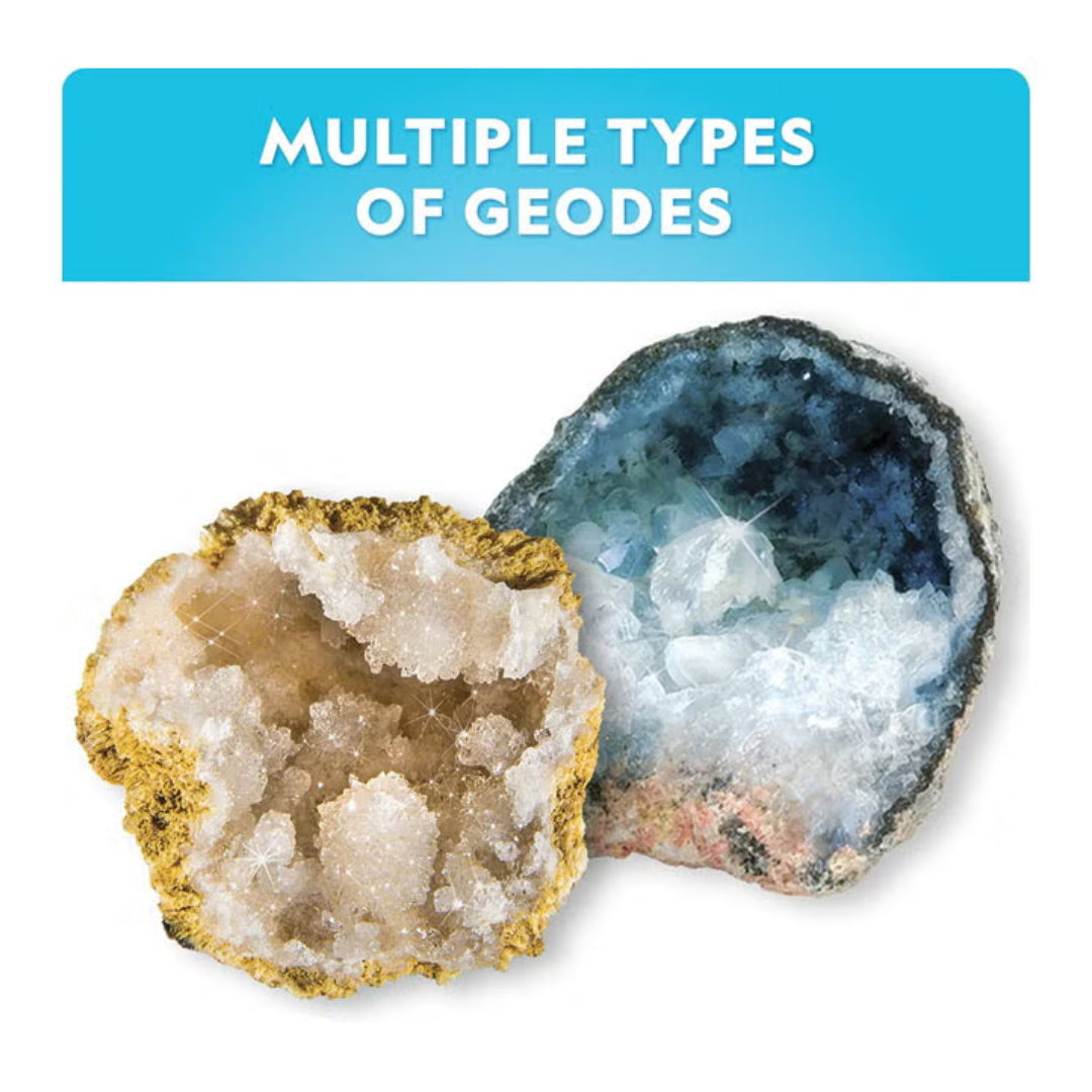 تفتح National Geographic Break 15 مجموعة Geodes