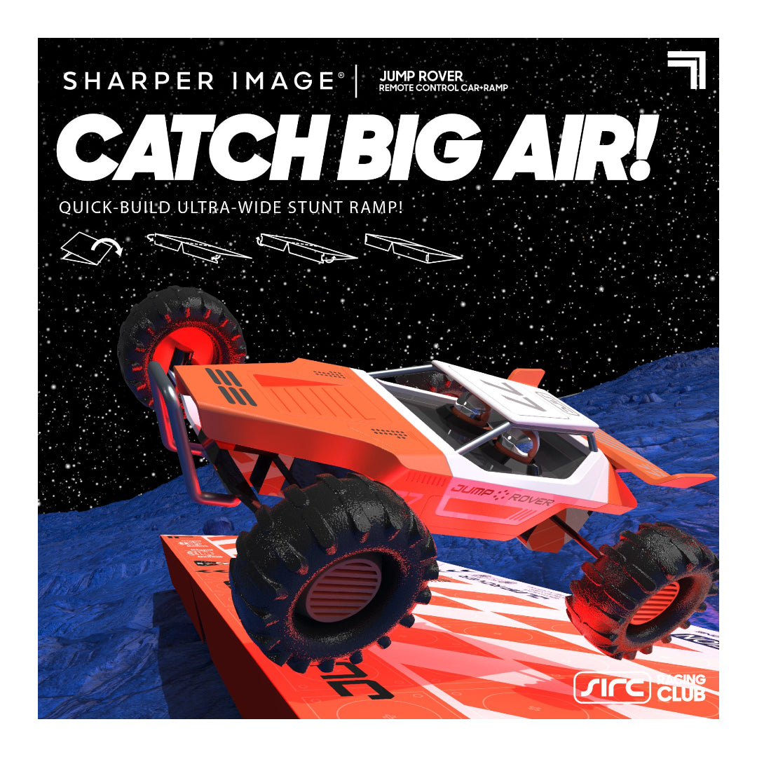 SHARPER IMAGE RC Stunt Ramp Jump Rover