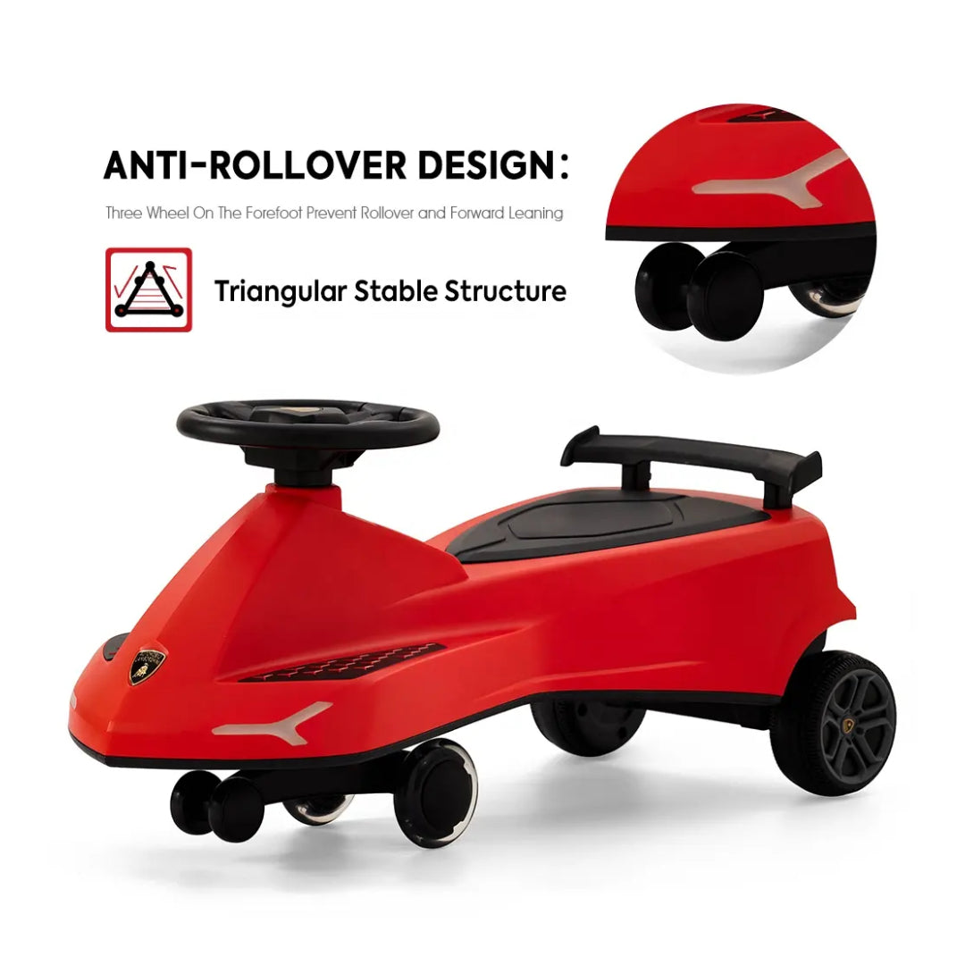 سيارة Lamborghini Swing Car - Red