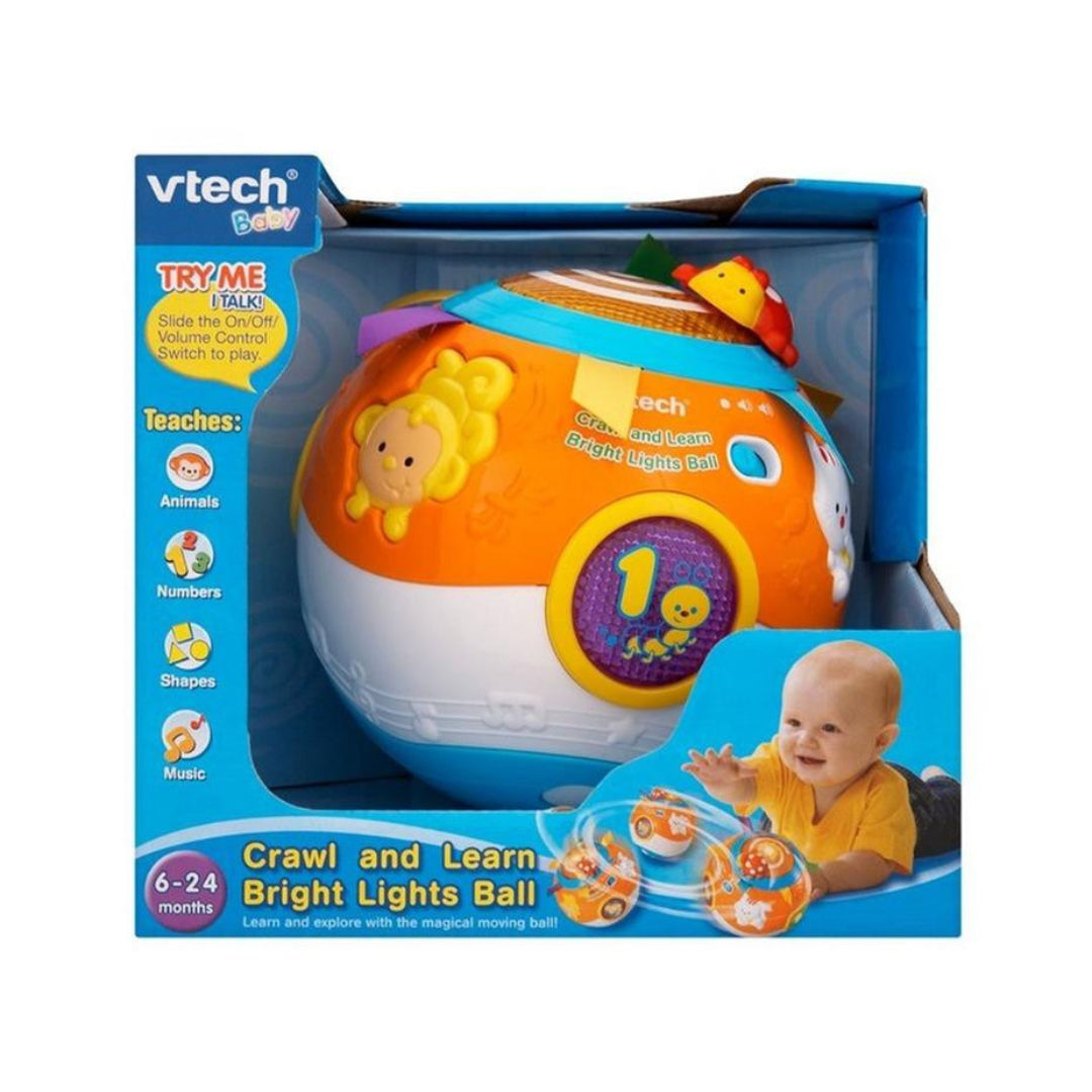 V-Tech Crawl And Learn Bright Lights Ball Bilingual