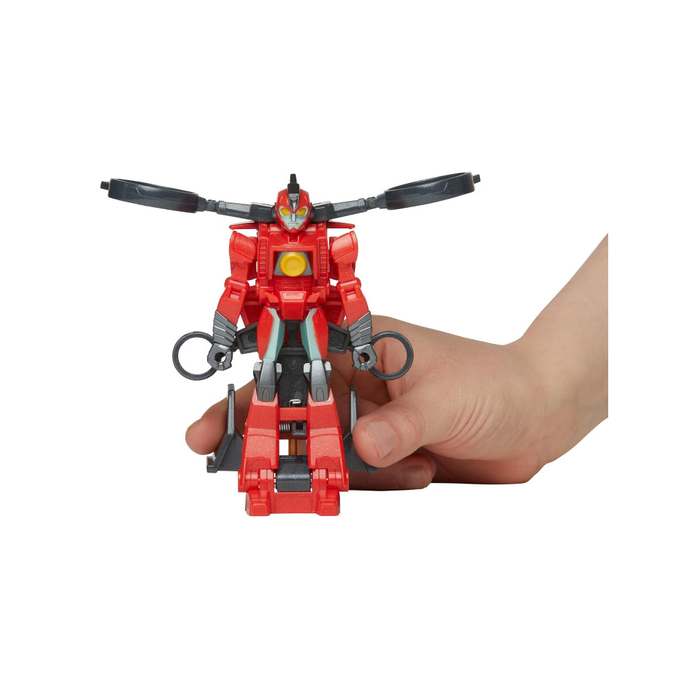 Transformers EarthSpark 1-Step Smash Changers Terran Twitch 4-Inch Action Figure